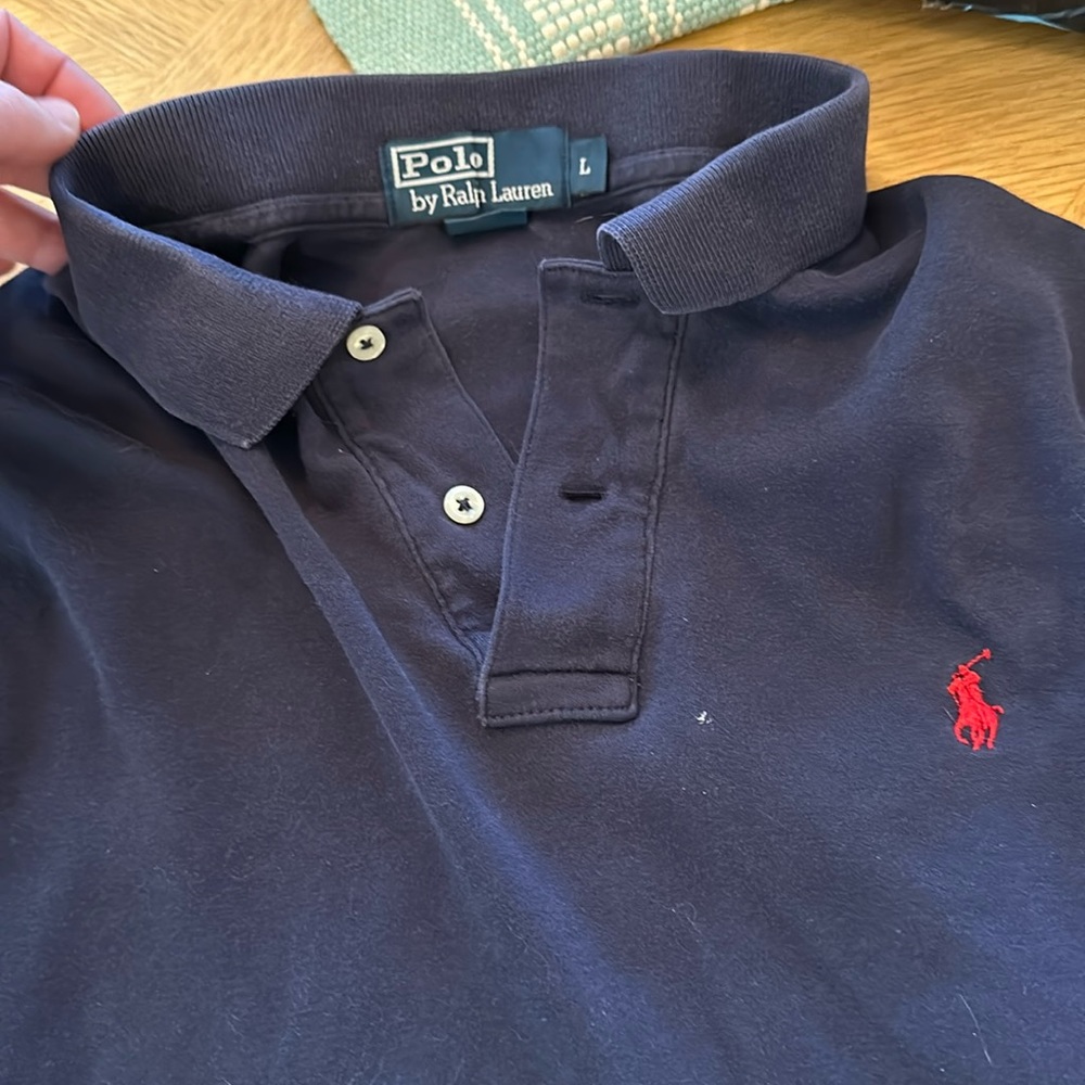 Navy Polo by Ralph Lauren.